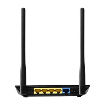 BR-6428NS V5 4-in-1 n300 wi-fi router, access point, range extender, wi-fi bridge & wisp zwart Product foto